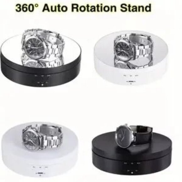 360° Mirror Rotating Display Stand New in Box - Picture 2 of 3